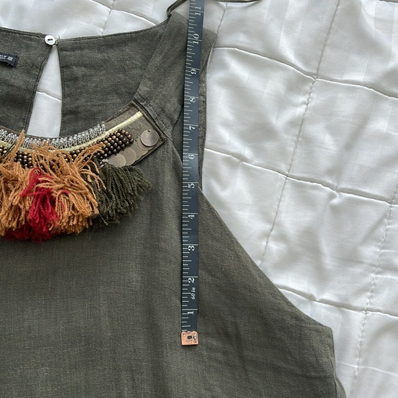 Zara Airy Boho Crop Top with Appliqué - Picture 14 of 16